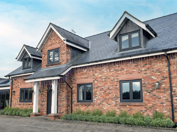 Energy efficient windows in a detached home