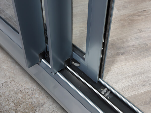 Triple Track Patio Doors - Detail