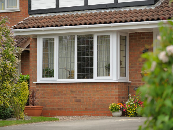 White UPVC Bay & Bow Windows